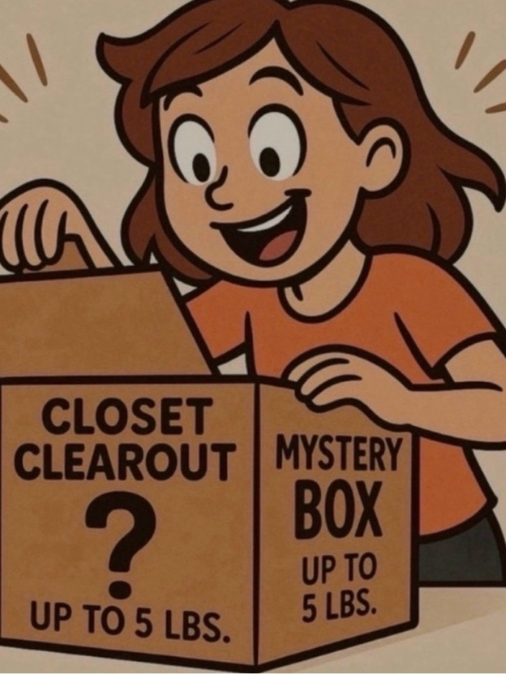 Mystery Box! You will love your Mystery fashion contents up to five pounds!